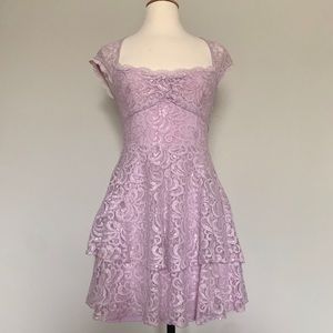 Free People Lilac Lace Dress